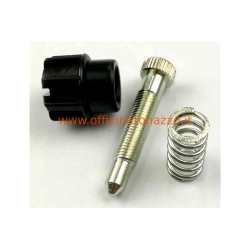 Kit Dell'Orto 53090-78 con vite battuta gas e molla, compatibile con carburatori VHSA, VHSB e VHSH; filetto M6 x 0,75.