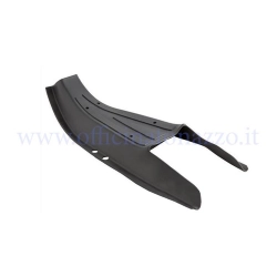Tappetino centrale in gomma grigio/nero per Vespa PK FL, HP, N, Rush e XL2. Sagoma corrispondente al riferimento Piaggio 296991.