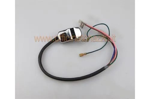 Commutatore luci GRABOR 144972 per Vespa 180 SS VSC1T con batteria. Verificare cablaggio, morsetti e schema elettrico prima del montaggio.
