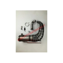 Marmitta ad espansione Quattrini Competizione specifica per cilindro 200cc M200 per Vespa 50 - Primavera - ET3