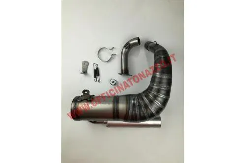 Marmitta ad espansione Quattrini Competizione specifica per cilindro 200cc M200 per Vespa 50 - Primavera - ET3