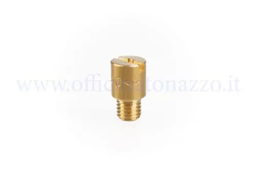 Getto del minimo Dell'Orto misura 50, serie 12995, per carburatori VHSB Racing, VHSC e VHSH. Lunghezza 12 mm e filetto M5x0,75.