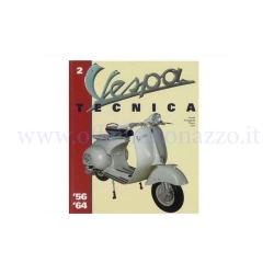 Libro Vespa Tecnica vol. 2, VT2ITA, Vespa '56/'64 (en italiano)