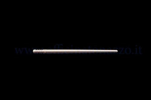 Spillo Dell'Orto D22 226522 per carburatori PHBL con serie D: diametri 2,50 e 1,40 mm, cono da 18 mm. Verificare taratura e polverizzatore.