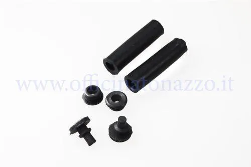 Serie Olympia 62048 per cofani destro e sinistro Vespa PX 125, 150 e 200 E con ganci esterni, distinta dalla versione Arcobaleno.
