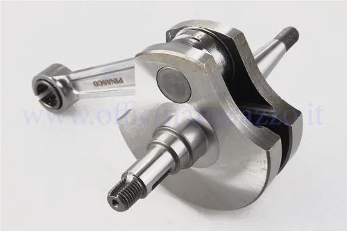 Pinasco crankshaft, 57 stroke, 17 cone, Vespa 125 VM1-2-3 - 150 VL1-2-3 - VB1 110MM CONNECTING ROD