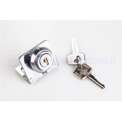 Serratura bloccasterzo con piastra corta e chiave "Nisha" per Vespa 125 V30/33T - VM1T/2T, VN1T/2T -VL1T/3T - VB1T