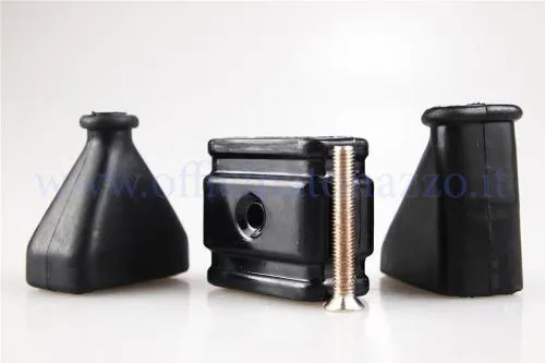 Caja de contactos completa con tapas pasacables para Vespa 160 GS - 180 SS