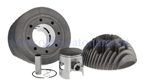 Cilindro Pinasco 135cc "ZUERA SS" in alluminio con candela centrale per Vespa 125 ET3 - Primavera