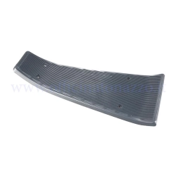 Tappetino centrale CIF in plastica rigida grigia per Vespa PK 50 e 125, PK XL e Rush. Ricambio sagomato per il tunnel della pedana.