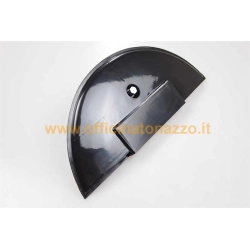 Copriruota di scorta RMS 142680180 in plastica nera lucida per ruote da 10 pollici di Vespa P, PX, PE, Lusso e T5.