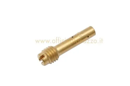 Getto minimo emulsionatore Dell'Orto B38 per VHSB, VHSC e VHSH. MPN 1308638 02, filetto M5x0,75 e lunghezza 18,5 mm.