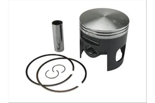 Pistone completo Quattrini classe A per cilindri M1X e M1XL 172 cc: diametro 62 mm, due fasce elastiche e spinotto da 15 mm.