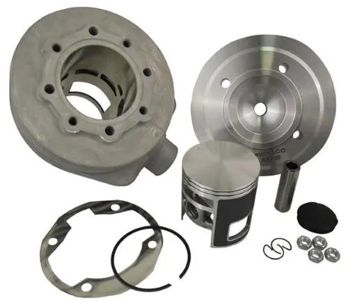 Cilindro Pinasco 177cc «Vespone RB» de aluminio con booster de escape y bujía central para carrera de 57 mm Vespa PX 125-150