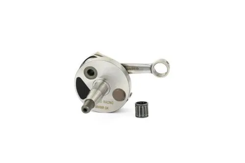 Albero motore Pinasco Competizione anticipato, corsa 51 mm e cono 20 mm, per Vespa Primavera, ET3, Nuova e PK 125 compatibili.