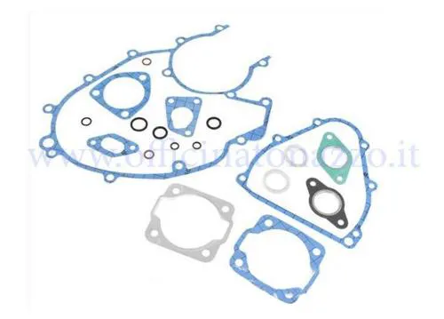 Serie guarnizioni SIP PREMIUM 92975000 in fibra aramidica con O-ring per Vespa 50-125, Primavera, ET3 e PK compatibili.