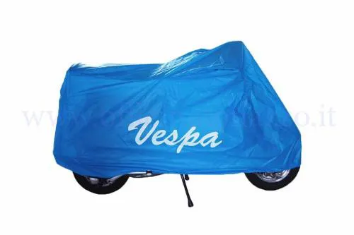 Telo F.A. Italia A9400 in tessuto non felpato e traspirante, con scritta Vespa, per la protezione delle Vespa a telaio grande.