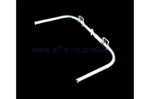 Cavalletto centrale zincato da 15 mm per Vespa VNA1-2T, VNB1T e VBA1T compatibili. Scarpette escluse; verificare diametro e telaio.