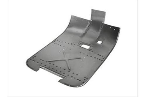 Fondo pedana (lung. 80.0 cm - larg. 46.0 cm) per Vespa PX - PE dopo 1982 (con foro pedale freno quadrato) (qualità economica)