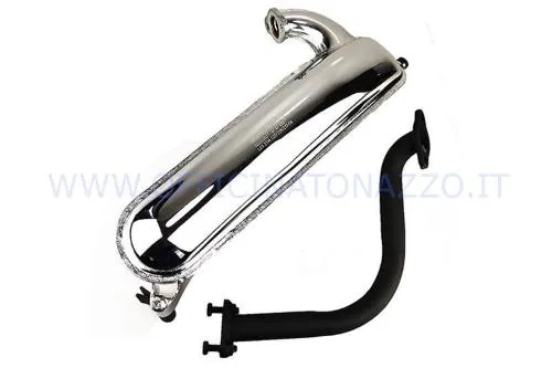 Marmitta Sito a siluro tipo originale cromata per Vespa 50 Special - R - L - N
