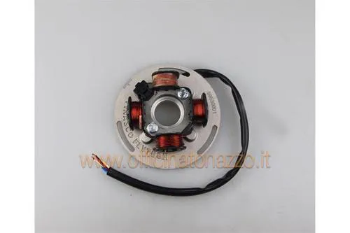 complete flytech Pinasco Vespa low headlight stator plate