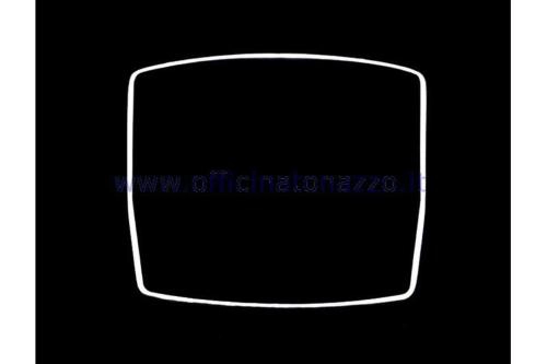 Cornice cromata Bosatta BO1431/C per contachilometri Vespa 50 Special. Verificare sagoma e bordo dello strumento prima della ribordatura.