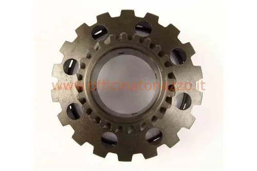 Pignone DRT Z24 elicoidale per corona primaria Piaggio Z65 e frizione a 8 molle tipo Vespa PX '98, MY o Cosa. Rapporto 65/24 di circa 2,71.