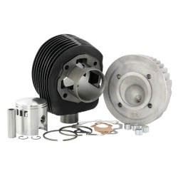 Cilindro DR 135cc en fundición 7 trasvases para Vespa P80X - PX80E - PX100E