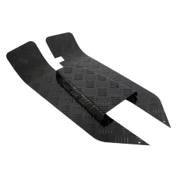 Set SIP 50214000 di tre pedane in alluminio nero verniciato a polvere per Vespa PK50-125 S, XL, FL, HP, N, Rush, XL2 e Automatica.