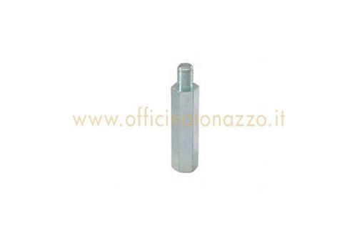 Dado distanziale RMS 121870120 da 42 mm con attacco M9 per ammortizzatore posteriore Vespa. Verificare modello e quota originale.