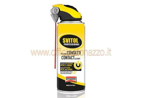 Spray Svitol Professional Electric 400 ml senza silicone: disossida, protegge dall'umidità e riattiva i contatti. GTIN 8002565041223.