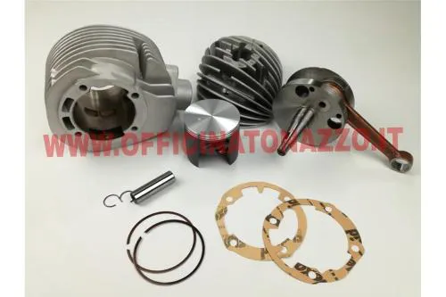 Quattrini Competizione 244cc M244 aluminium cylinder and crankshaft kit for Vespa PX 200 - PE 200