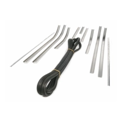 Tiras de plataforma completas con puntas y remaches para Vespa 150 GS VS1 chasis desde 05151