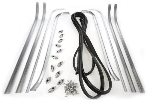 Strisce pedana complete di puntali e ribattini per Vespa 160 GS