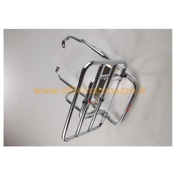 Portapacchi posteriore FACO 0802/C cromato con ribaltina da 36 x 25 cm, per Vespa PK 50 e 125 nelle versioni compatibili.