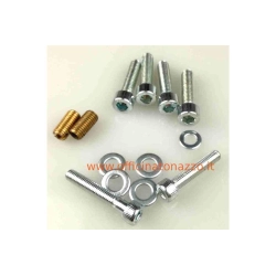 Kit completo de tornillos para colector de admisión Malossi Ø28/30 laminado al cárter para Vespa PX - PE