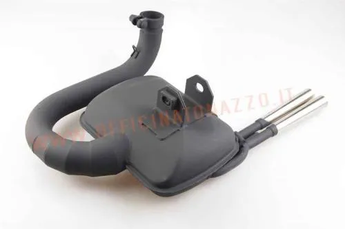 Marmitta Racing Exhaust Sip Road 2.0 sport style con terminali cromati per Vespa 125/150 PX