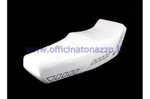 Sella NISA Camel 0682 per Vespa PK 50 e 125 XL, con due sedute, imbottitura ad alta densità, fondo in lamiera nera e serratura.