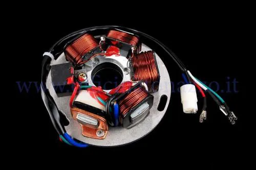 Electronic stator for Vespa PX without electric starter, good quality (original Piaggio ref. 497652)