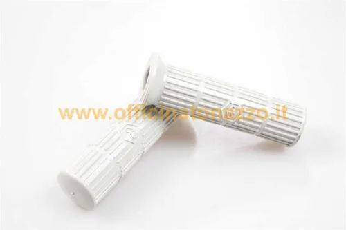 Coppia manopole Ø 24mm grige per Vespa PX 1° serie - Sprint Veloce - Rally - TS - GT - GTR