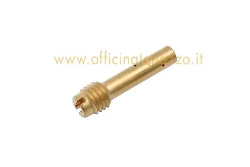 Emulsionatore minimo Dell'Orto B36 per carburatori VHSB, Racing, VHSC e VHSH. Componente calibrato M5x0,75 lungo 18,5 mm per il circuito del minimo.