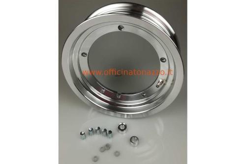 Llanta tubeless SIP 3.00-11 de aluminio pulido para rueda ancha - 125 GT - TS - 150 GL - Sprint - 160 GS - 180 SS - Rally