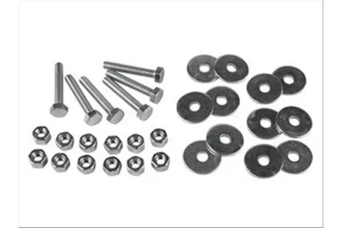 Kit da 30 viti e dadi per fissaggio cofani Vespa VBB, VNB, Sprint, GT e GTR. Confrontare filetti, lunghezze e finitura prima del montaggio.