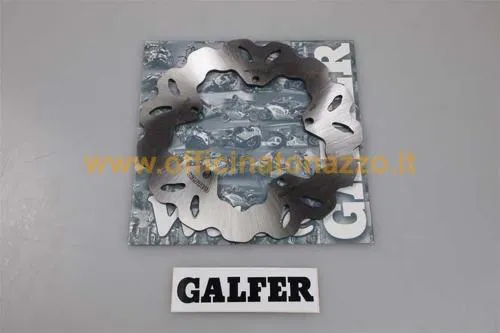 Disco freno anteriore Galfer Wave GF362W fisso, Ø200×4 mm e cinque fori, per impianti Vespa e Piaggio compatibili.