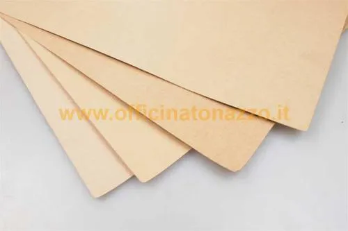 Kit CIF 9396-KT: quattro fogli carta guarnizioni 480x480 mm, uno per spessore 0,2, 0,3, 0,4 e 0,5 mm, da ritagliare su misura.