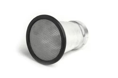 BGM intake horn with protective screen