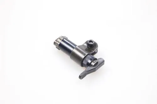 Leva starter manuale CIF 10262-L con fascetta per montaggio su telaio o carter. Comando universale per carburatori compatibili, senza cavo Bowden.