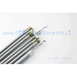 Kit cavi/guaine grigi con guaina per vespa 50/125 PK S XL RUSH