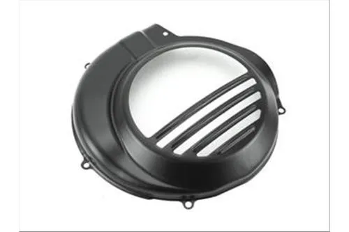 Coprivolano nero CIF 5094-N per Vespa PX 125, 150 e 200 con avviamento elettrico. Sagoma e fissaggi dedicati; riferimenti Piaggio 2856075 e 436543.