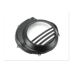Coprivolano nero CIF 5094-N per Vespa PX 125, 150 e 200 con avviamento elettrico. Sagoma e fissaggi dedicati; riferimenti Piaggio 2856075 e 436543.